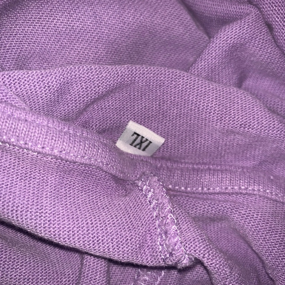 Lavender Love Paw Print🐾Cropped Hooded Sweatshirt - Picture 6 of 6